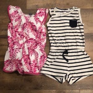Baby Gap toddler girl rompers
